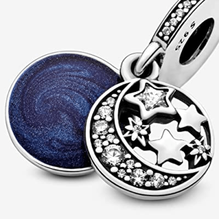 Torba Accessories Charm Pendant Sterling Silver Night Sky