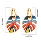 Torba Accessories Earrings Boho Rainbow Color Leaf